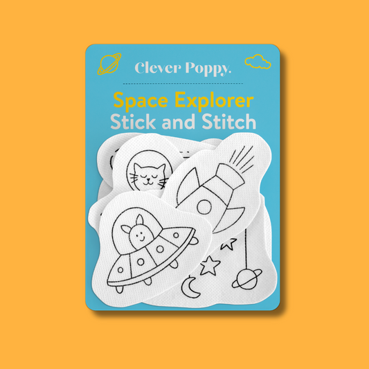 Space Explorer Wash Away Stickers Pack