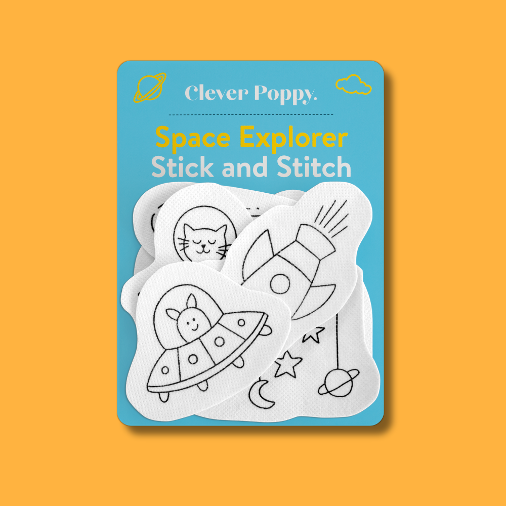 Space Explorer Wash Away Stickers Pack
