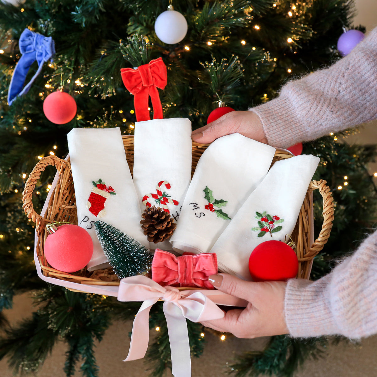 Personalized Christmas Napkins Beginner Kit