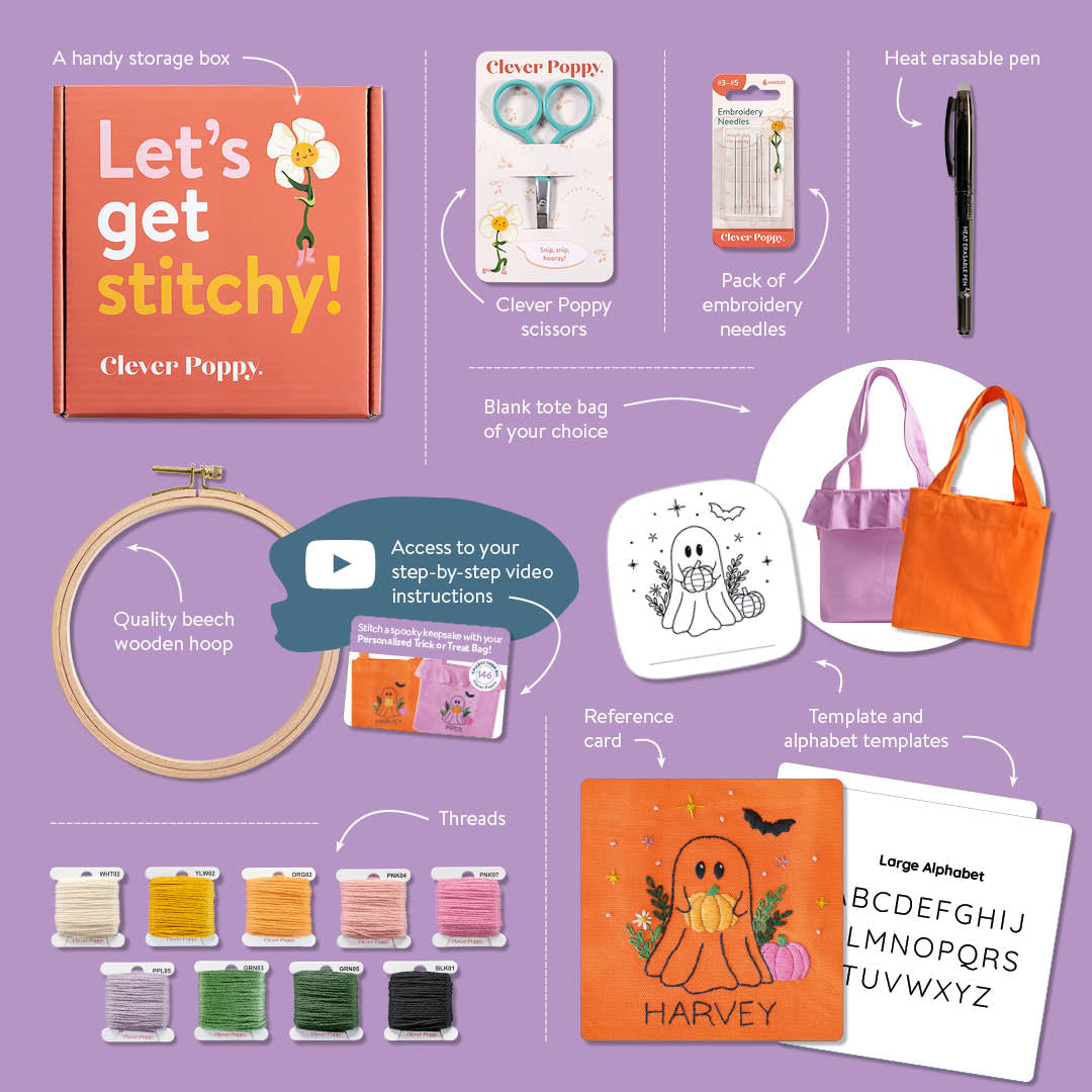 Personalized Trick or Treat Bag Supplies Pack