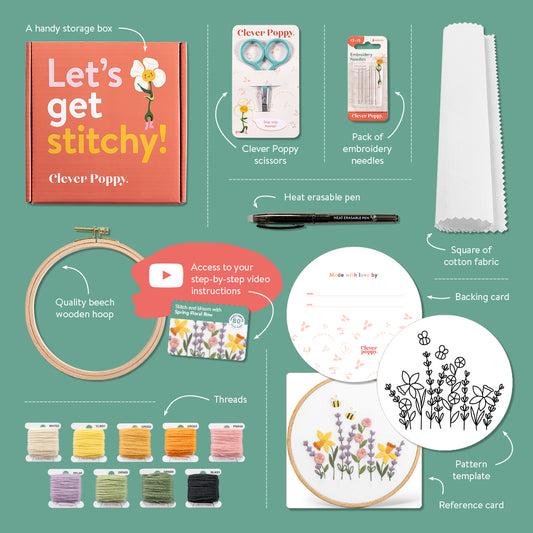 Spring Floral Row Beginner Kit