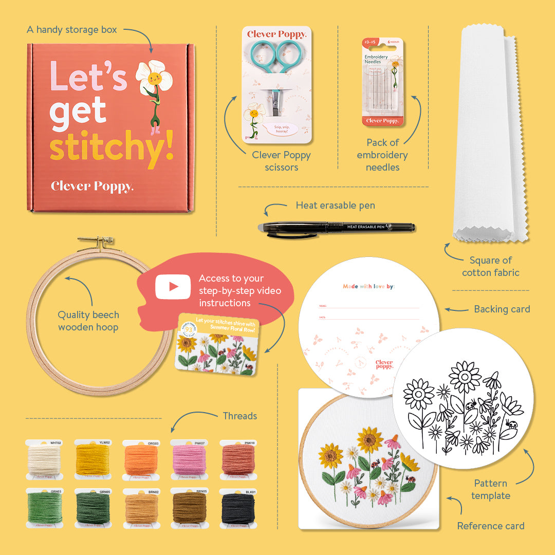 Summer Floral Row Beginner Kit