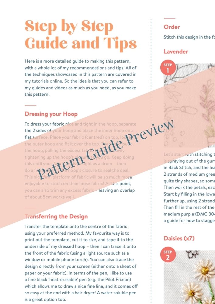The Gardening Bee Pattern Kit