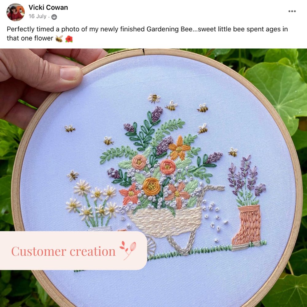 The Gardening Bee Pattern Kit