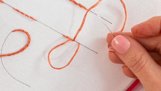 Stem Stitch - Learn How to Do This Modern Embroidery Technique