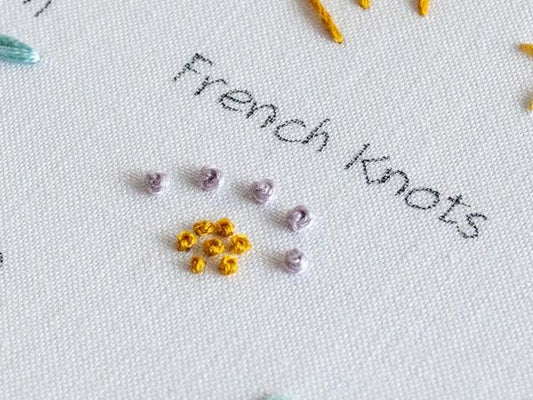 French Knots - Learn This Modern Embroidery Technique