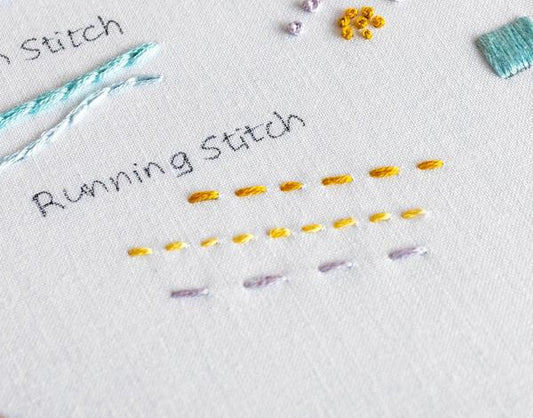 Running Stitch - Learn This Modern Embroidery Technique