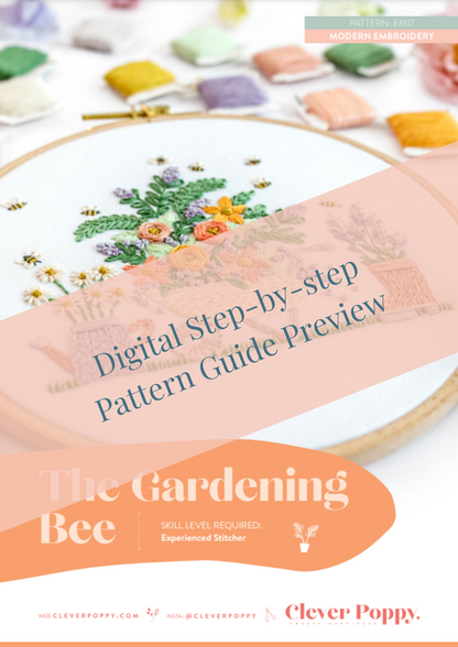 The Gardening Bee Embroidery Kit