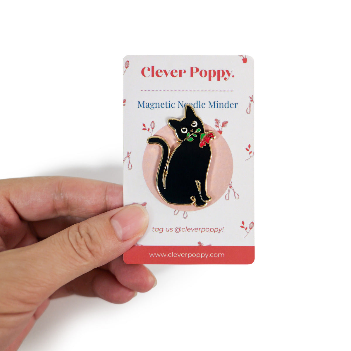 Black Cat Magnetic Needle Minder