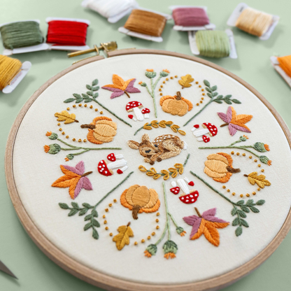 Fall Mandala Embroidery Kit