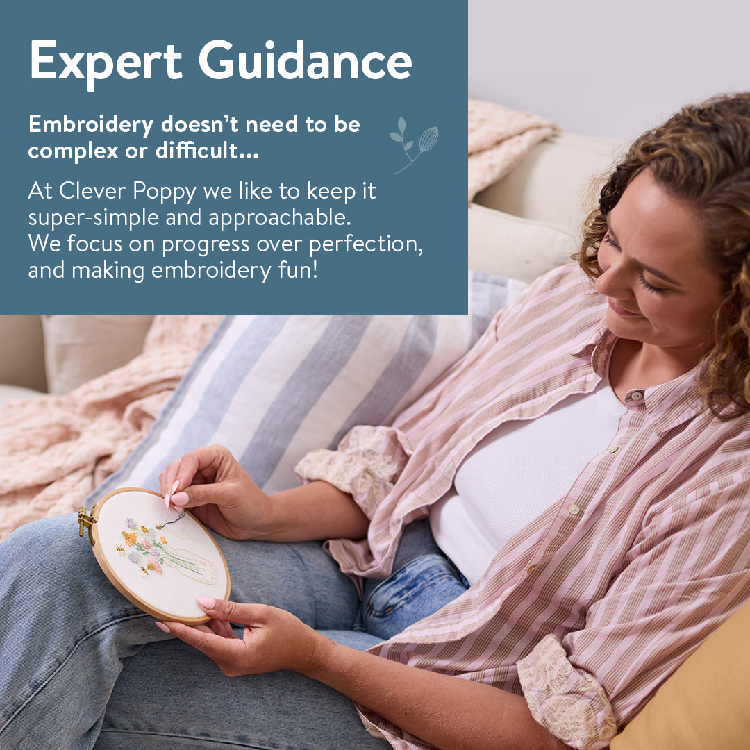 Spring Rabbit Kitchen Towel Beginner Kit