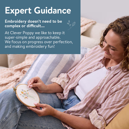 Spring Rabbit Kitchen Towel Beginner Kit