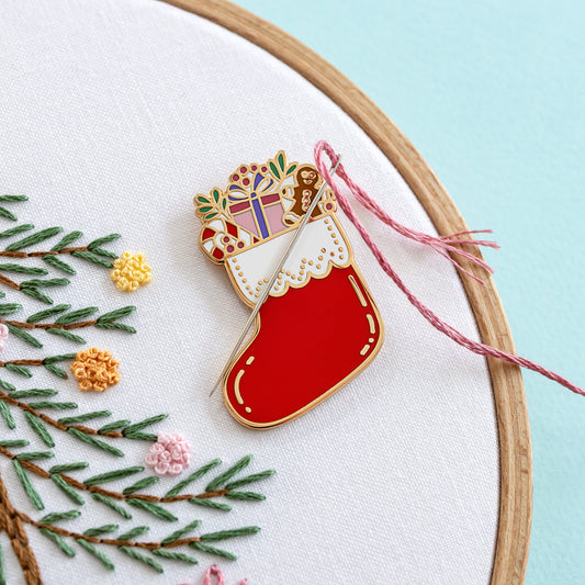 Christmas Stocking Needle Minder