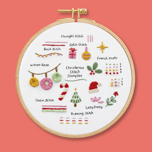 Christmas Stitch Sampler Beginner Kit