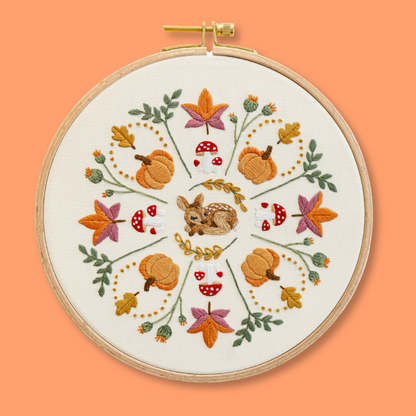 Fall Mandala Embroidery Kit