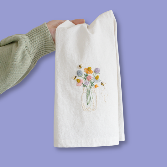 Bee Happy Kitchen Towel Beginner Kit