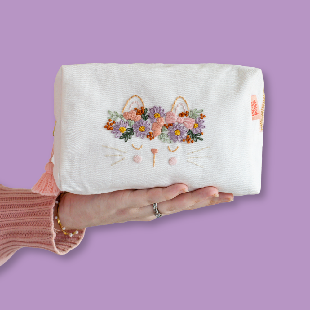 Flora the Cat Pencil Case Kit