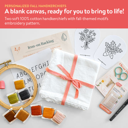 Personalized Fall Handkerchiefs Beginner Kit