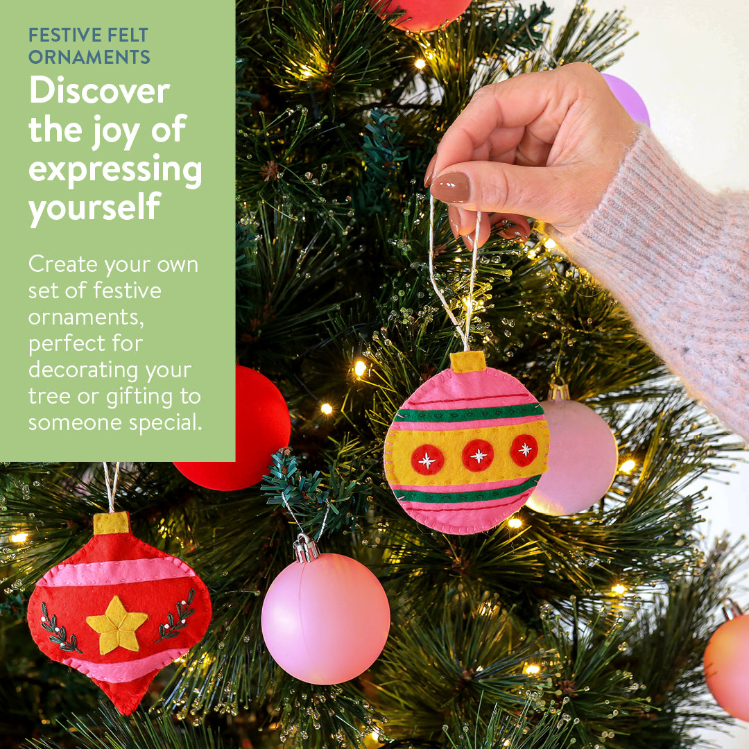 Festive Felt Ornaments Beginner Kit