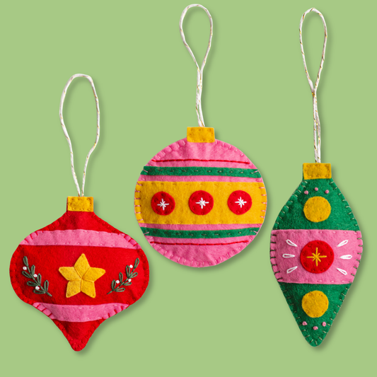 Festive Felt Ornaments Beginner Kit