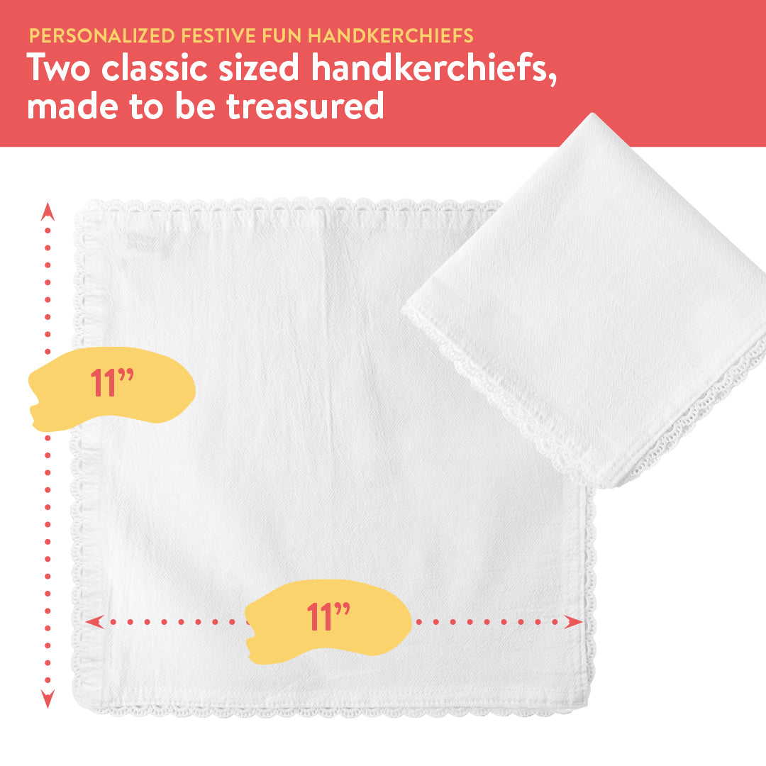 Personalized Festive Fun Handkerchiefs Beginner Kit