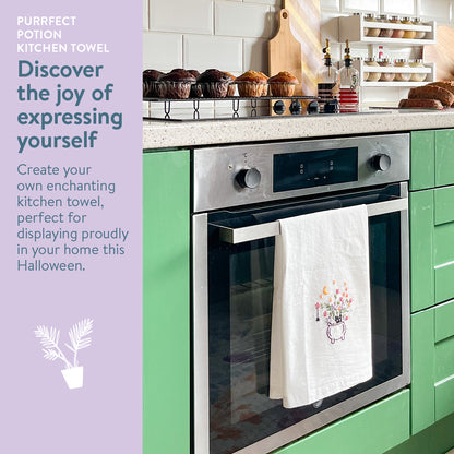 Purrfect Potion Kitchen Towel Beginner Kit