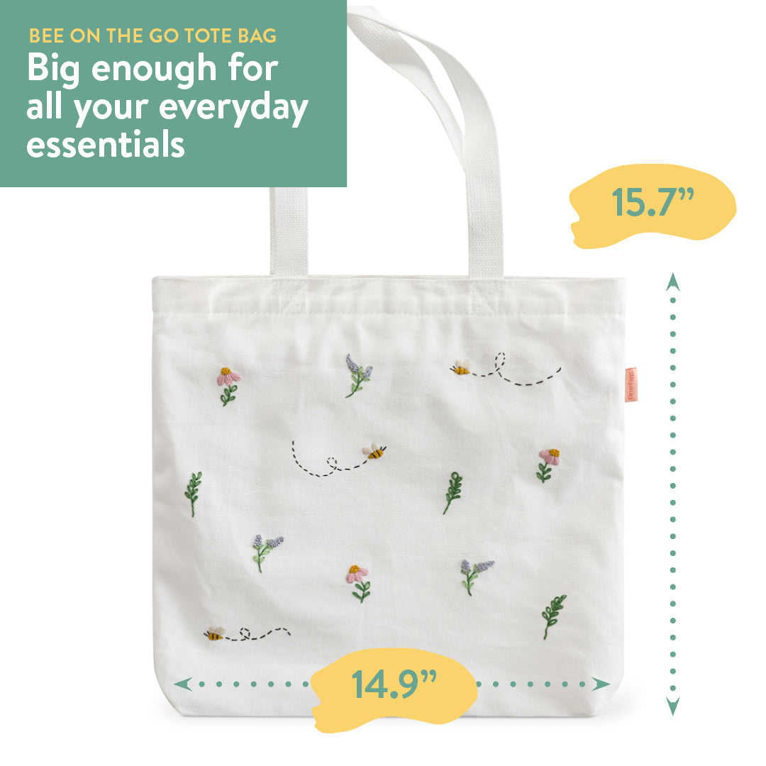 Bee on the Go Tote Bag Beginner Kit | Clever Poppy