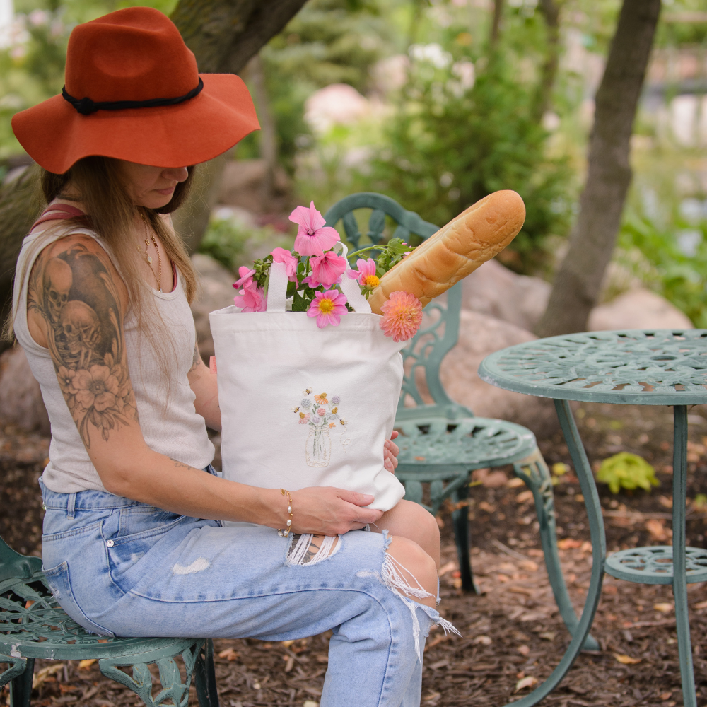 Bee Happy Tote Bag Beginner Kit