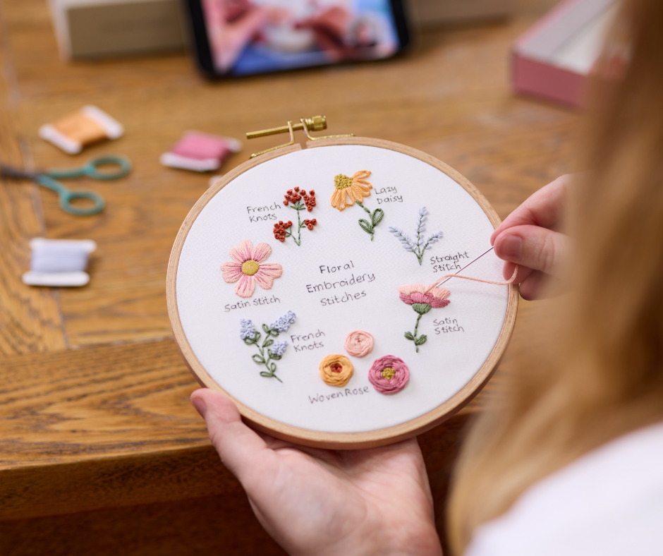 Floral Stitch Sampler Beginner Kit