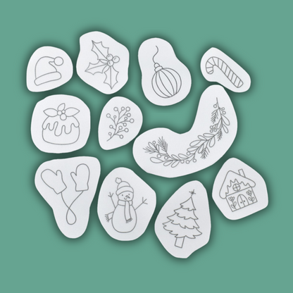 Festive Fun Wash Away Stickers Pack