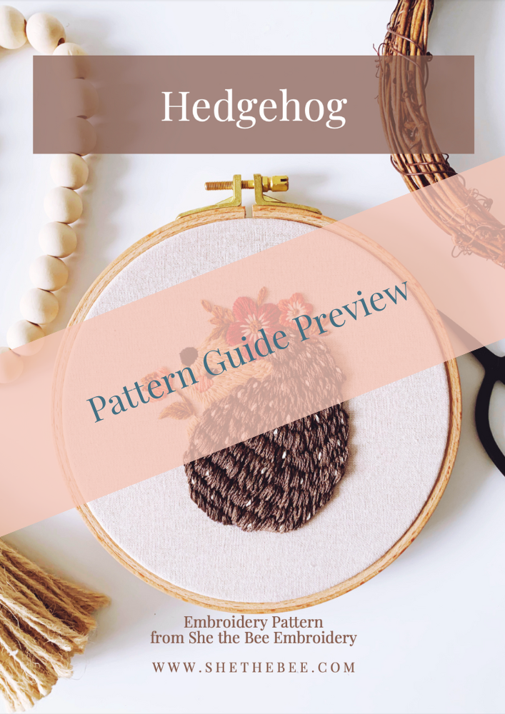 Modern Hedgehog Pattern Kit 