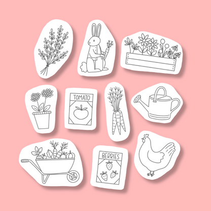 Garden Party Sticker Bundle