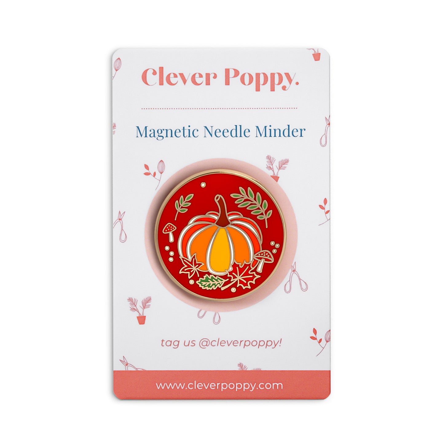 Pumpkin Magnetic Needle Minder