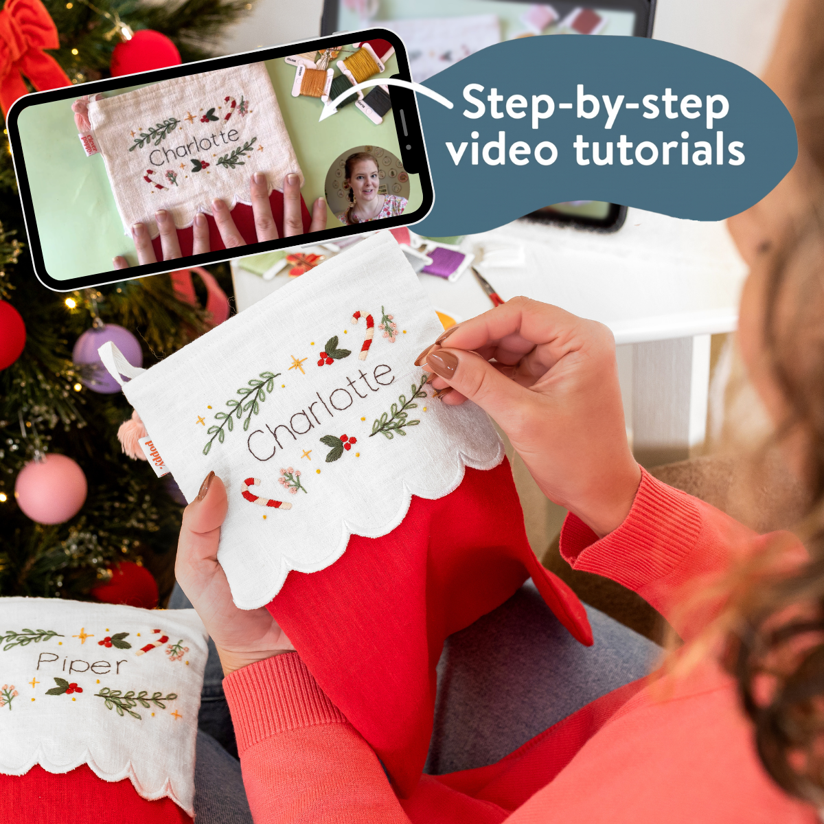 Personalized Christmas Stocking Beginner Kit