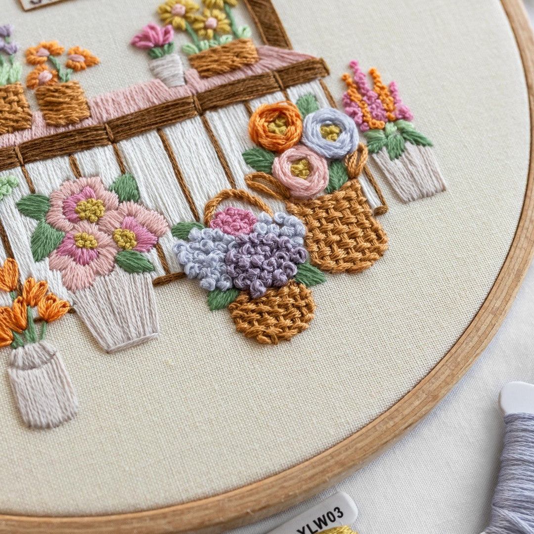 The Flower Stall Embroidery Kit