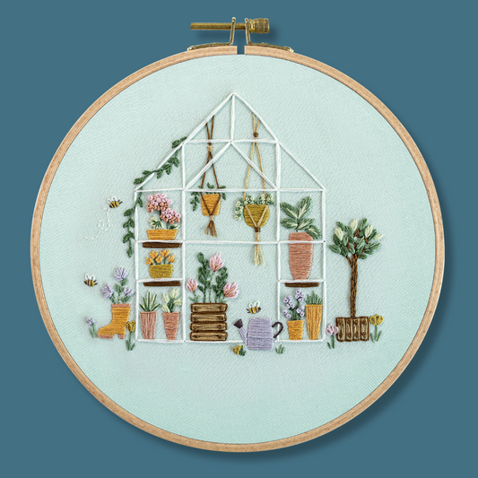 The Glasshouse Embroidery Kit