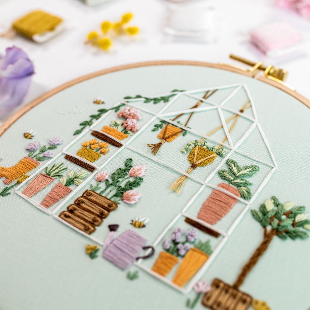 The Glasshouse Embroidery Kit