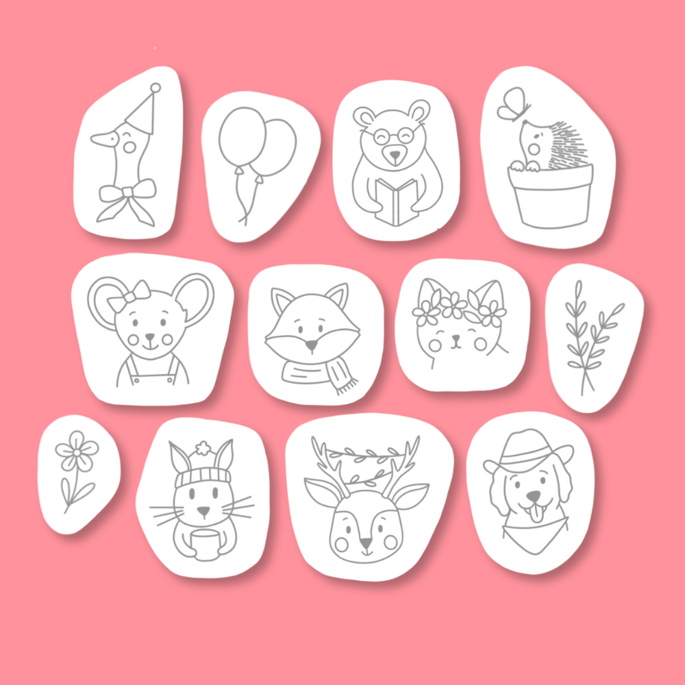 Animal Friends Wash Away Stickers Pack