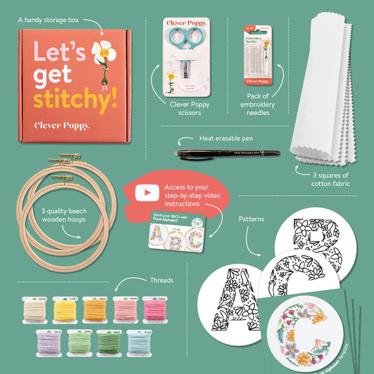 Floral Alphabet Beginner Kit
