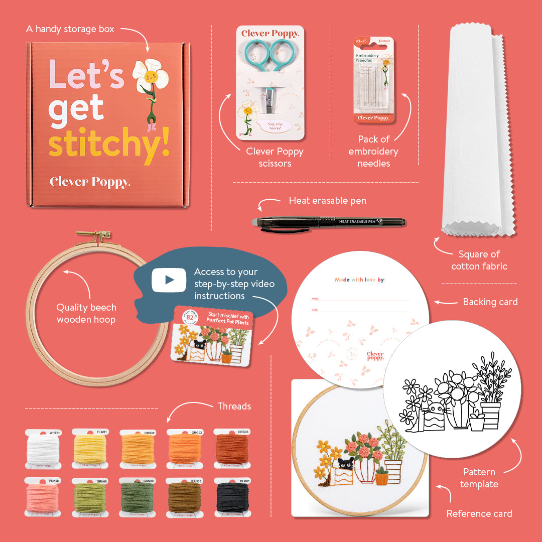 Purrfect Pot Plants Beginner Kit