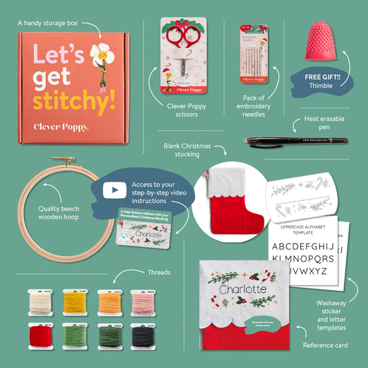 Personalized Christmas Stocking Beginner Kit