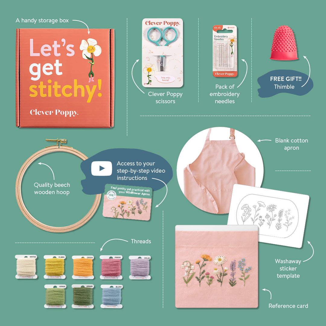 Wildflower Apron Beginner Kit