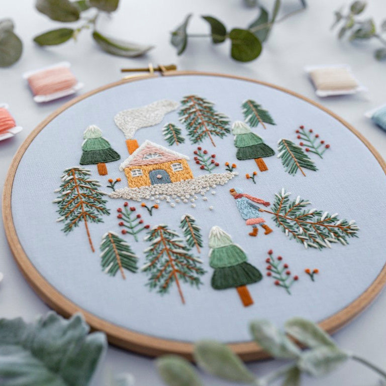 Winter Wonderland Embroidery Kit