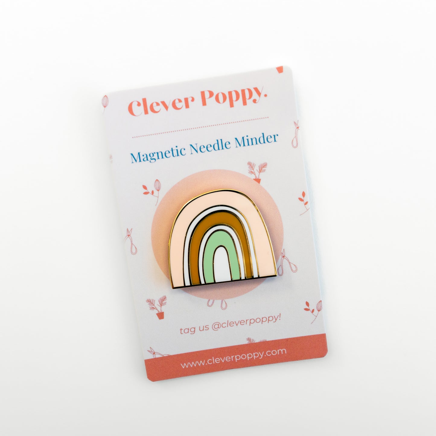 Rainbow Magnetic Needle Minder - Clever Poppy