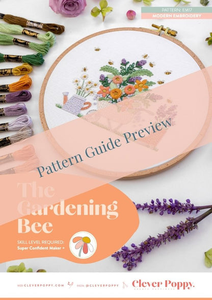 The Gardening Bee Pattern Kit