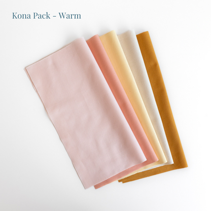 Kona Cotton embroidery Packs