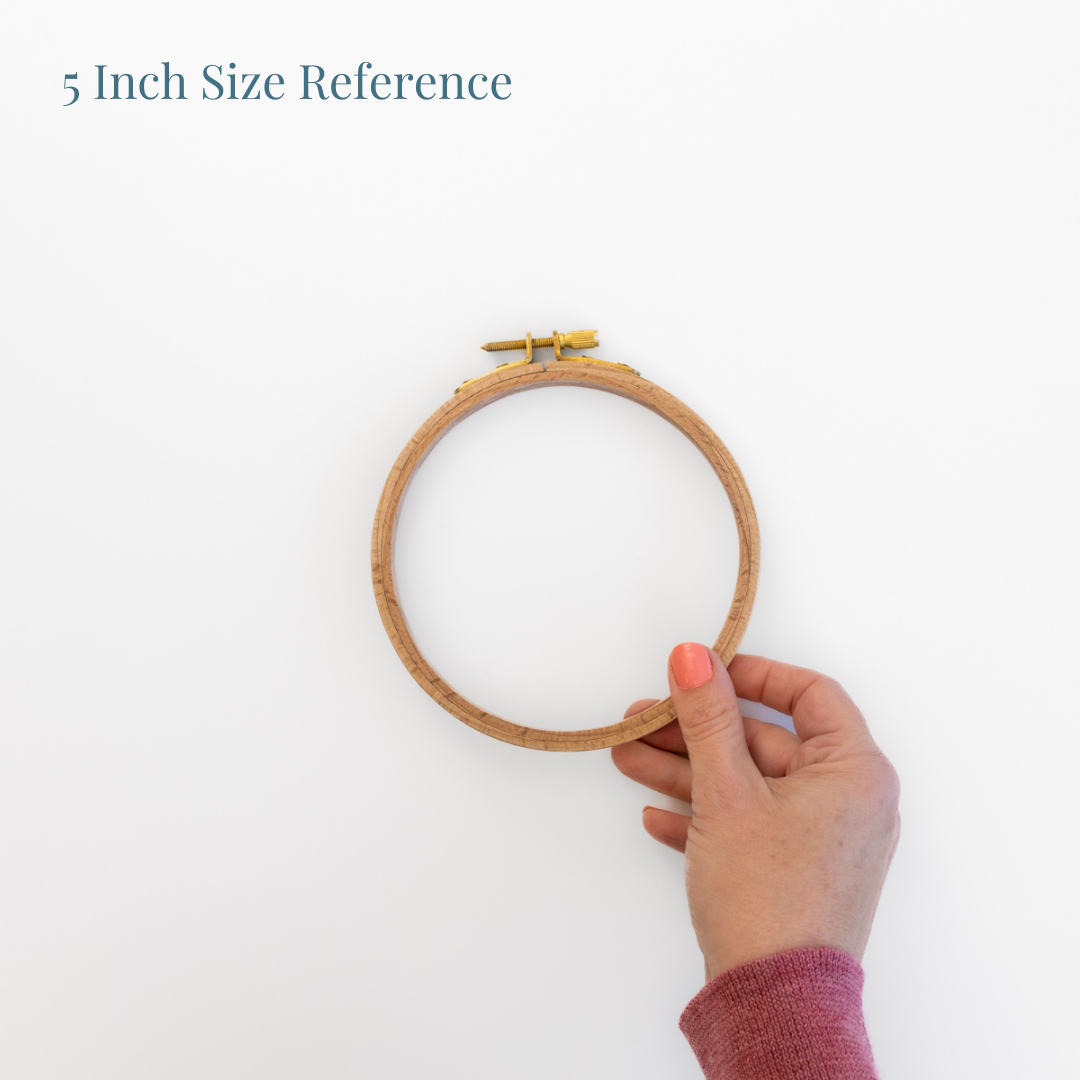 Embroidery Hoop 4 10cm. Wooden Embroidery Hoops. Brass Screw