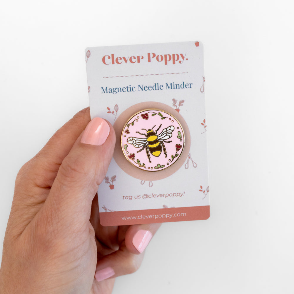 Pink Bow Needle Minder Magnet - The Point of It All